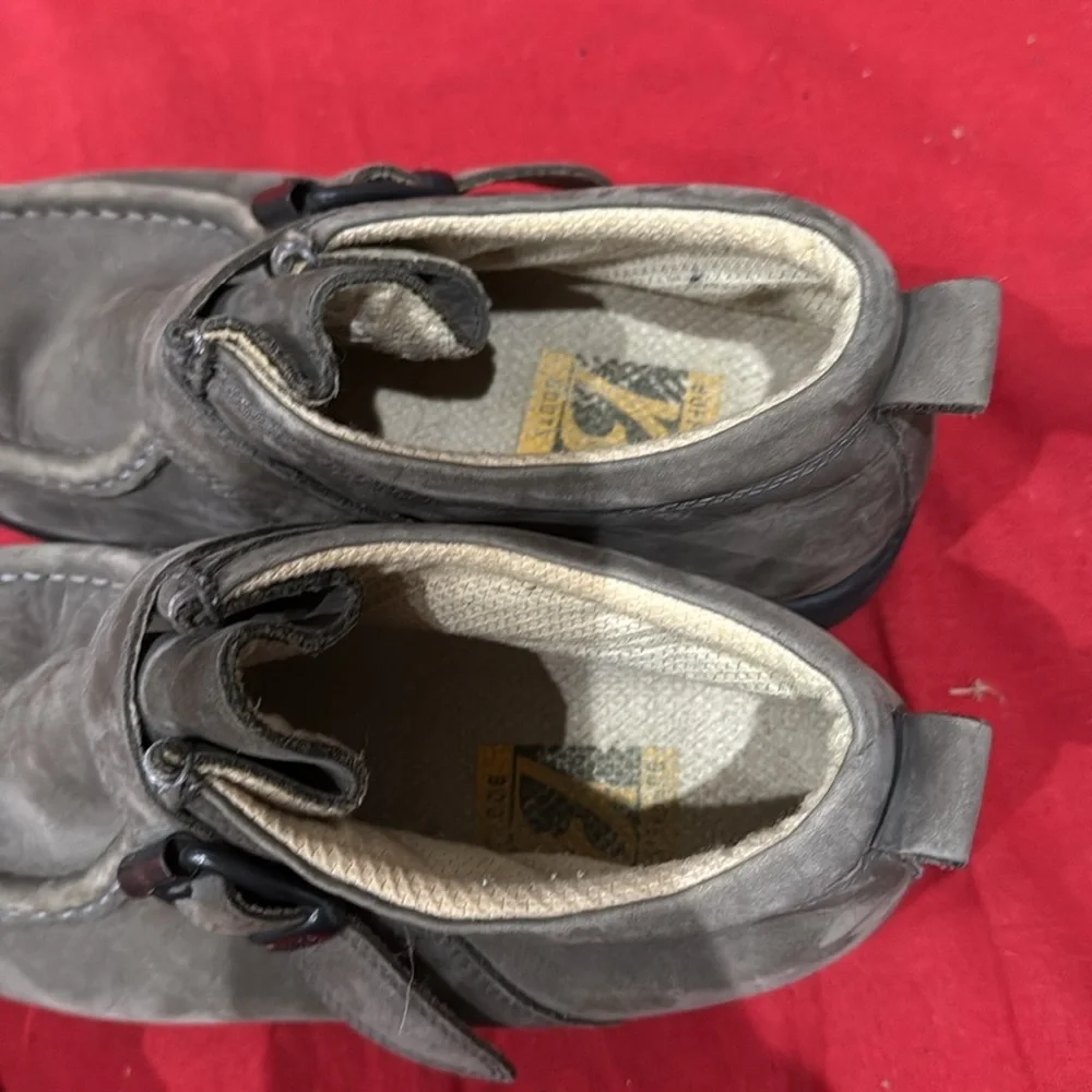 Buffalino Men's Gray Leather Shoes